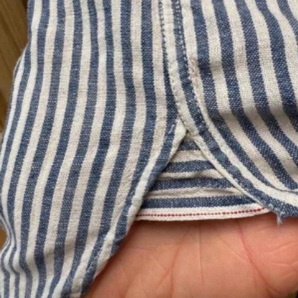 RRL Double RL Ralph Lauren Mens Striped Short Sleeve Button Down Shirt - XS - Picture 4 of 9